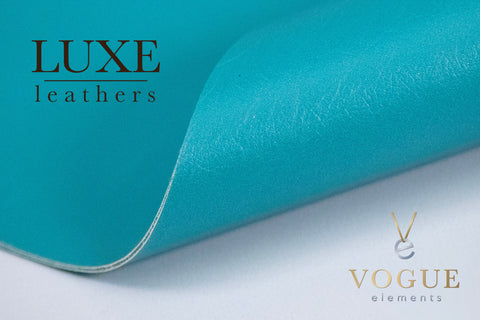 Luxe Leather-Teal Tide