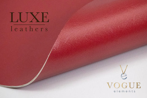 Luxe Leather-Burgundy Wine