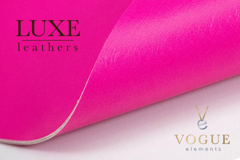 Luxe Leather-Fuchsia Flair