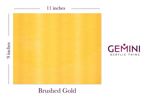 Gemini-Brushed Gold