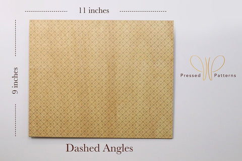 Pressed Patterns-Dashed Angles