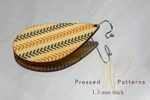 Pressed Patterns-Lined Arrows