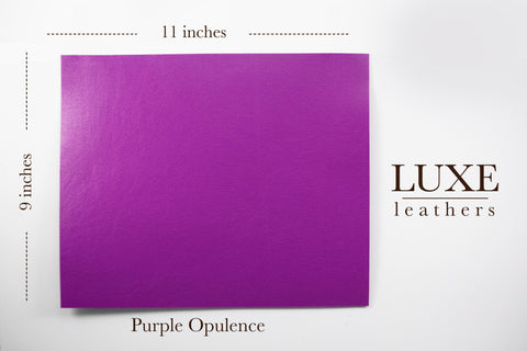 Luxe Leather-Purple Opulence