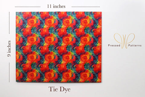 Pressed Patterns-Tie Dye